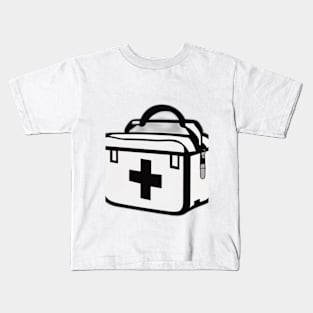 Essential First Aid Kit Icon Design No. 789 Kids T-Shirt